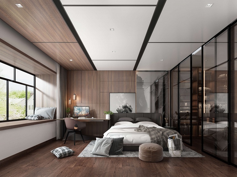 美(měi)式工(gōng)業(yè)卧室2